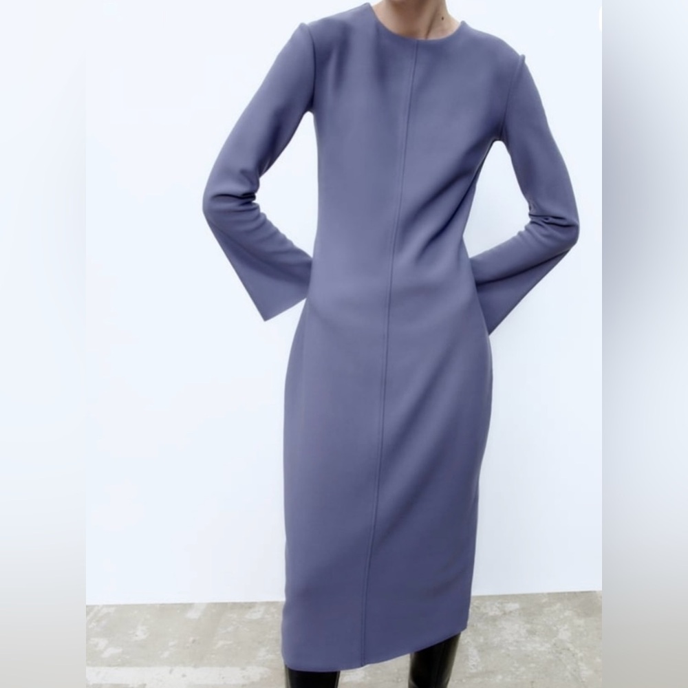 Zara Dress with Bell Sleeves